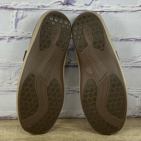 Orthofeet Irma 72013 Taupe Slip On Comfort Shoes Women's 9 Wide Mules Clogs - Picture 7 of 8